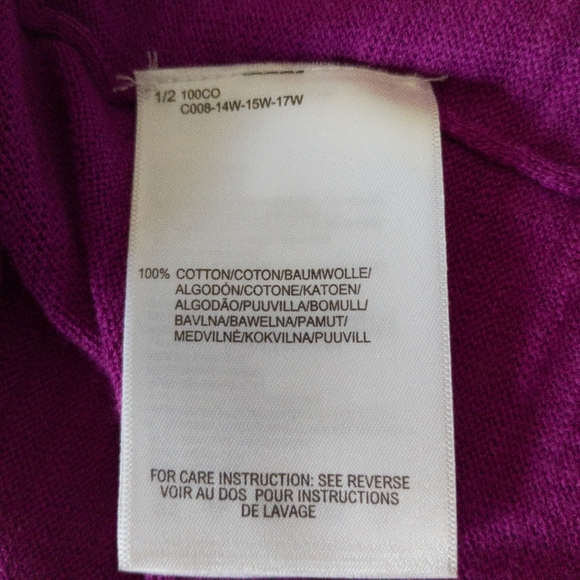 Mexx Open Front Cardigan Fuchsia Size Medium New - Picture 5 of 8